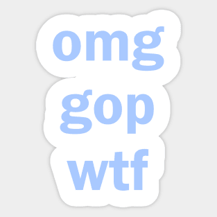 OMG Sticker